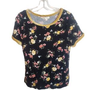 Ultra Flirt Velvet Floral Top, NWT, Medium